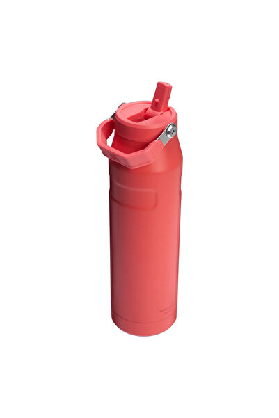 Stanley The Iceflow Flip Straw 2.0 Thermos Cup with Straw 1.06 Lt Hot Coral