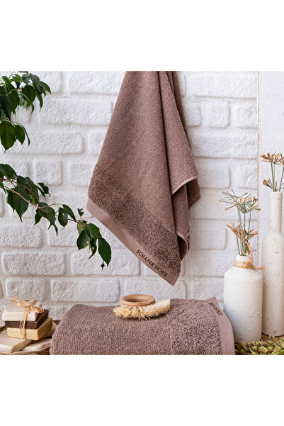 Schafer Home Soft Touch Towel 50X90 cm 1 Piece-Brown