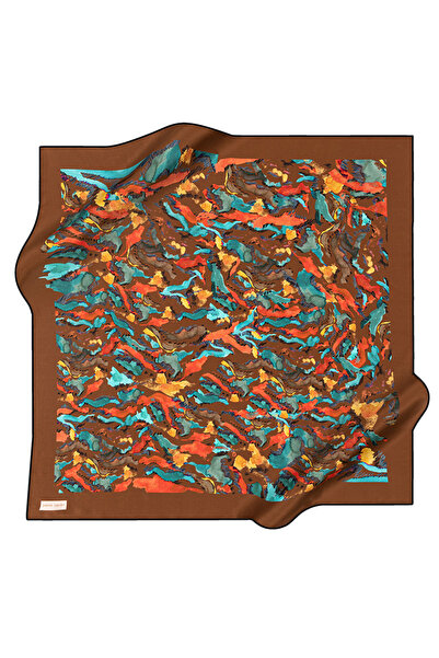 Pierre Cardin Eșarfă din satin creponat de mătase 90X90