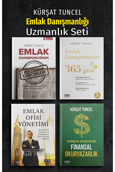 Ceres Yayınları Kürşat Tuncel Emlak Danışmanlığı Uzmanlık Kitap Seti