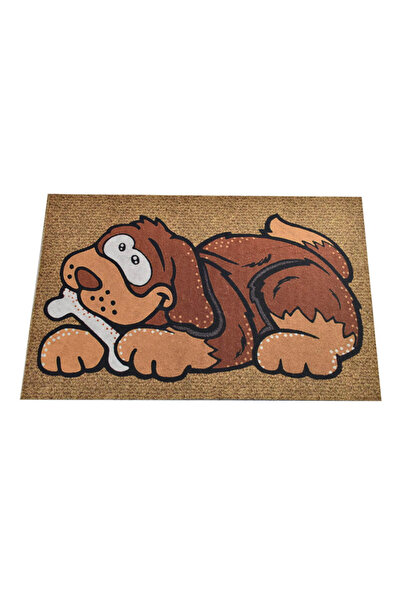 Chilai Home 877CHL1028 Entrance Door Mat, 45x70 cm, PVC, Brown
