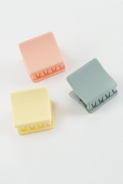 fantastik store 4 Τεμάχια Τετράγωνες Μικροσκοπικές Πόρπες 2 εκ.