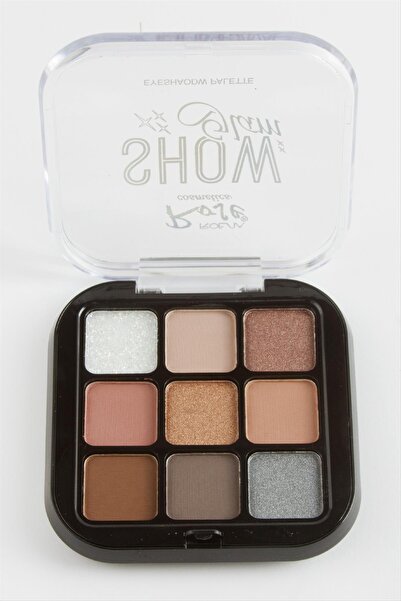 TakÇalıştır مجموعة ظلال العيون روز شو جلام مكونة من 9 قطع