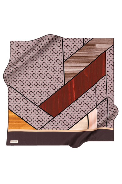 Pierre Cardin 90X90 Шарф з креп-сатину