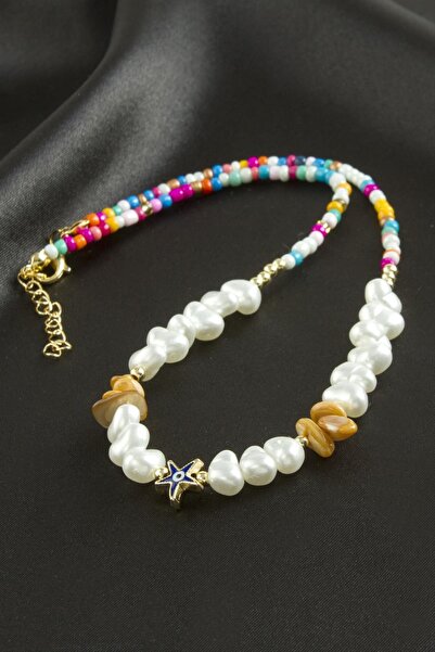 Generic Brand Starfish Pearl Necklace