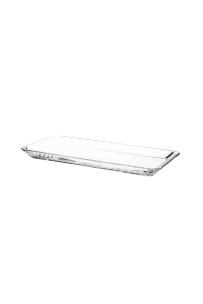 ORIAN Turkish Clear Glass Serving Platter from Pasabahce
