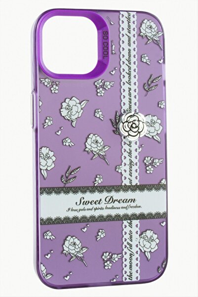 OSENSE حافظة آيفون 14 برو ماكس آيفون 14 برو ماكس روز سليكون حلو فاخر