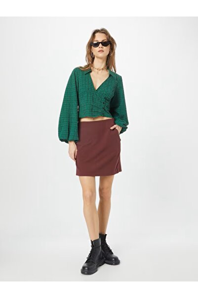 About You Sana burgundy mini skirt