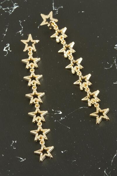 Marsilyan Star New Season Metal Earrings