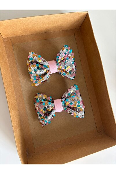 Stil Tasarım Toka payetli fiyonk toka 2 li