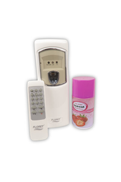 Floret جهاز معطر جو مع بخاخ معطر (فراولة, جهاز مع ريموت)