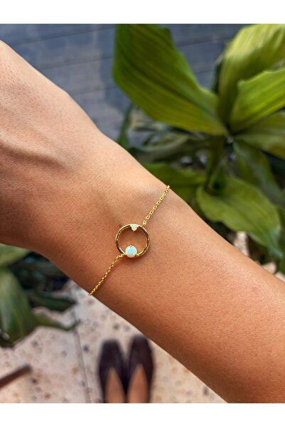 Miltonia Opal Taşı 925s Gümüş Bileklik