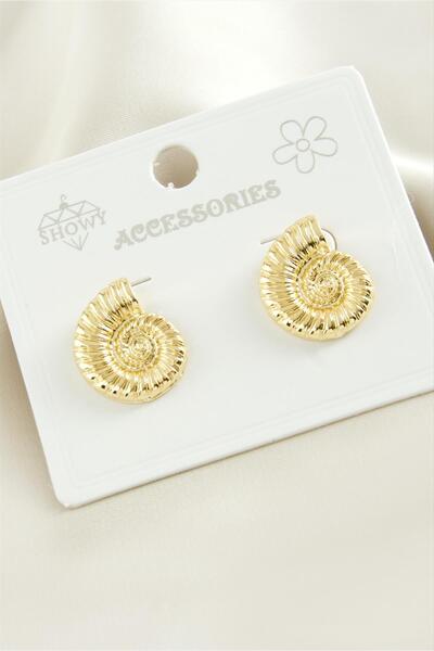 Marsilyan Flower Metal Earrings