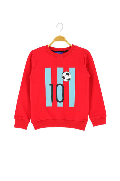 CRASSİ Μπλούζα για αγόρια με στάμπα με ανάγλυφο σχέδιο