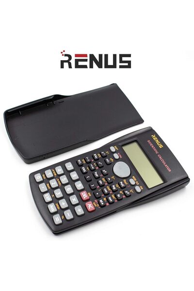Renus 2-Line Engineering Scientific Calculator Function Calculator for Student and Teacher (GREY)