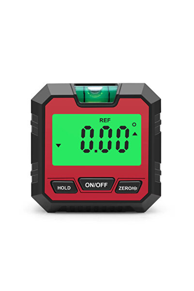 CeymSTecH Hassas Dijital Mini 360 Derece Manyetik Mıknatıslı Su Terazisi Açı ...