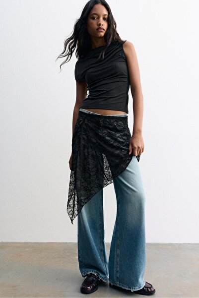 Pull & Bear Asimetrik büzgülü top