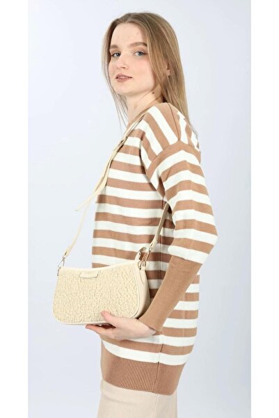 DMDBAGS حقيبة نسائية من القطيفة، حقيبة نسائية من القطيفة على شكل باجيت، حقيبة...