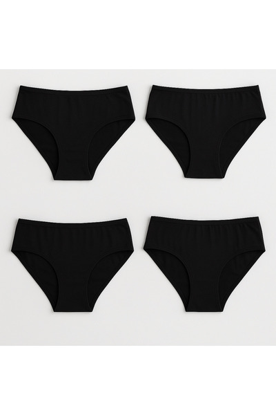 BALDOMERO Women's Daily Slip Panties 4-Pack – Comfortable Cotton