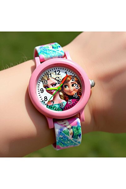 Black Point Kız Çocuk Saati Karlar Ülkesi Renkli Kız Çocuk Saati