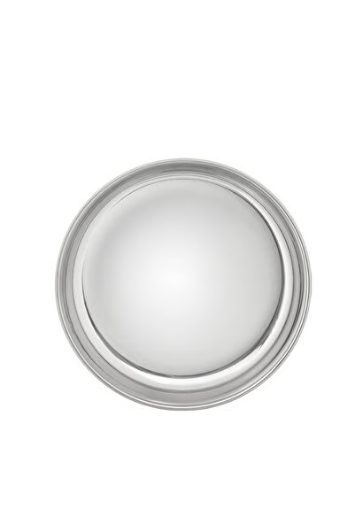 Bisbell Stainless Steel Beeding Thali 22CM, Round Dinner Plate,Serving Plate,Thali 10,BB2016