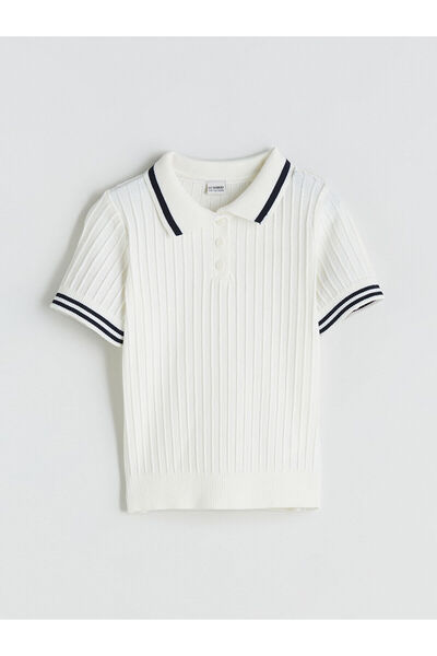 LC Waikiki Lcw Kids Polo Neck Girl's Knitwear Sweater