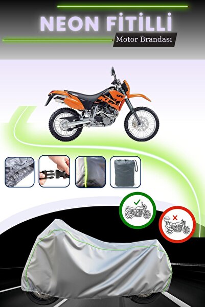 Cemku Cool قماش دراجة نارية متوافق مع KTM 640 Adventure متوافق مع Gray Lock N...