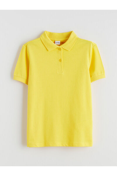 LC Waikiki New Season Polo Neck Girl's T-Shirt