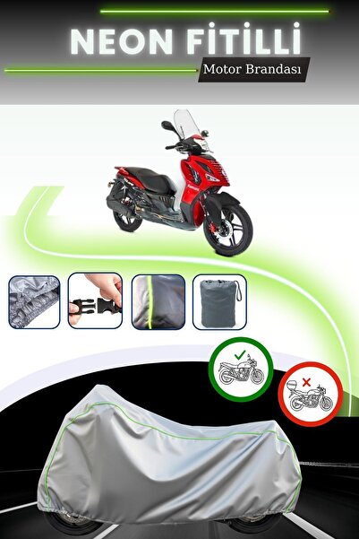 Cemku Cool قماش دراجة نارية رمادي اللون متوافق مع كانوني إكسبلورر