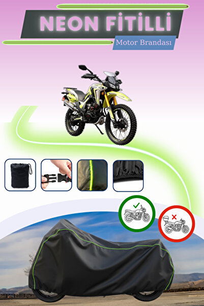 Cemku Cool أسود قماش مجدّل حقيبة، غطاء محرك أرورا CR250 بدون قفل