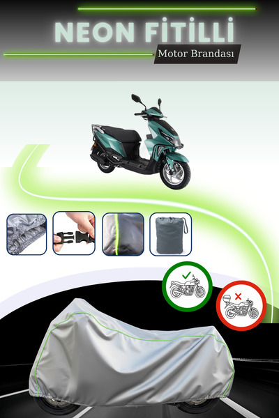 Cemku Cool غطاء محرك رمادي قماش مجدّل حقيبة من نوع كيلت يوكميرس أرورا CRV 125