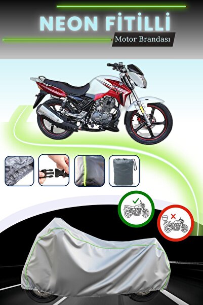 Cemku Cool غطاء دراجة نارية رمادي اللون متوافق مع نيون فيتيل أورورا AR 185-20...