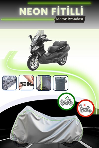 Cemku Cool قماش دراجة نارية متوافق مع نيون فيتيل بياجيو إكس إيفو 250 باللون ا...