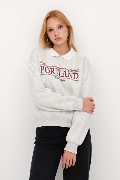 Addax Φούτερ με λαιμόκοψη πόλο S12137