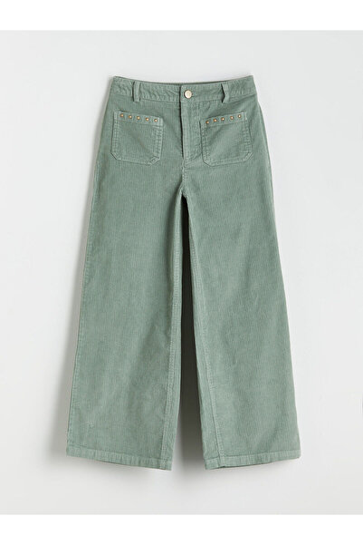 LC Waikiki Peak Yeni Sezon Wideleg Kız Çocuk Kadife Pantolon