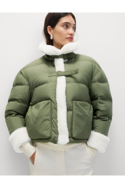 Marks & Spencer Kaz Tüyü Dolgulu Şişme Mont