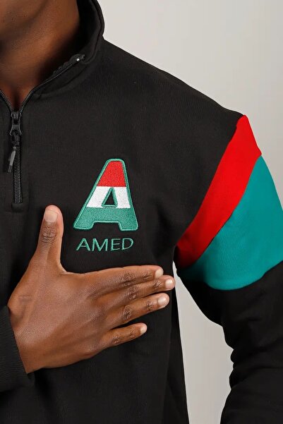 Amedstore AMEDSPOR YARIM FERMUARLI SWEAT