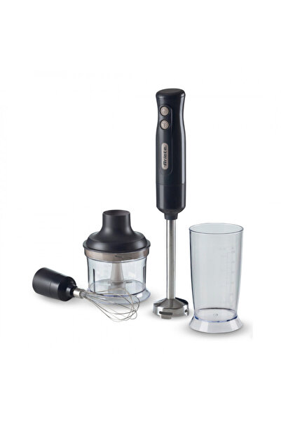 ARIETE Blender with chopper 3in1 BREAKFAST 0601/10, 700W, 500ml, 2 speeds, Antisplash, Dark gray