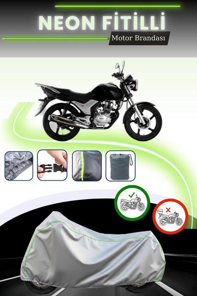 Cemku Cool قماش رمادي اللون متوافق مع نيون فيتيل هوندا سي بي 125 إي متوافق مع...