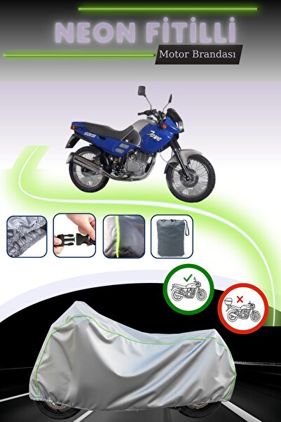 Cemku Cool قماش دراجة نارية رمادي اللون متوافق مع نيون فيتيل جاوا 250 ليزر