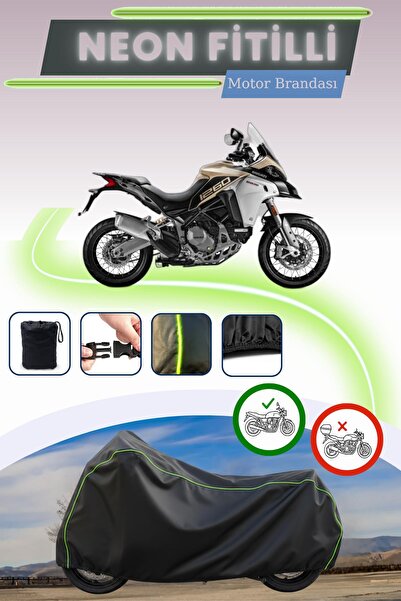 Cemku Cool غطاء محرك أسود متوافق مع نيون فيتيلي دوكاتي مولتيسترادا 1260 إندورو