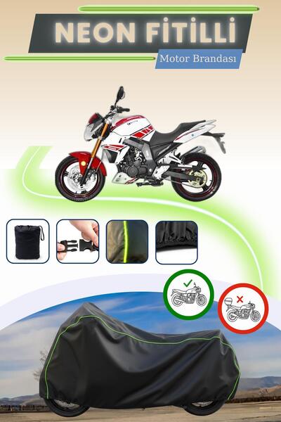 Cemku Cool غطاء محرك أسود قماش مجدّل حقيبة لدراجة يوكي NT-250 نيكيد