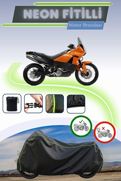 Cemku Cool قفل أسود قماش مجدّل حقيبة، لا يناسب دراجة KTM 990 Adventure ذات ال...