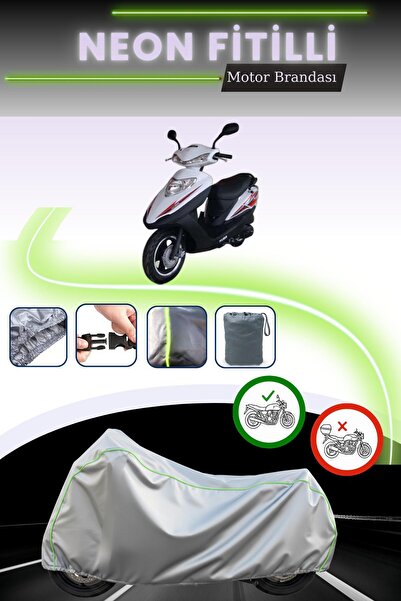 Cemku Cool غطاء دراجة نارية متوافق مع غطاء دراجة نارية من نوع Gray Lock Neon ...