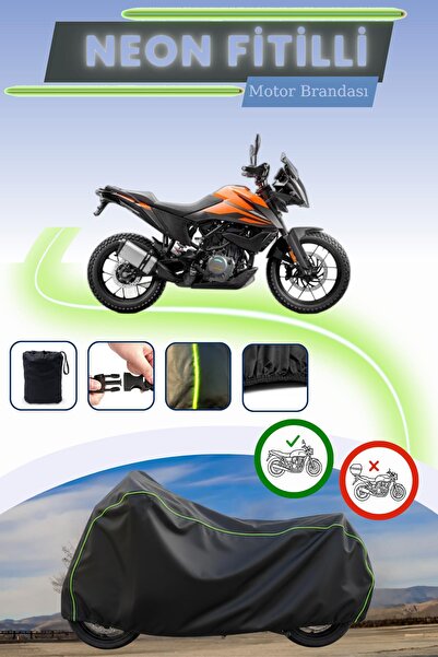 Cemku Cool غطاء محرك متوافق مع KTM 390 Adventure مصنوع من نيون فيتيل متوافق م...