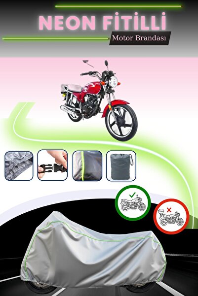 Cemku Cool قماش دراجة نارية رمادي اللون متوافق مع نيون فيتيل يوكي YK 100-2A أ...