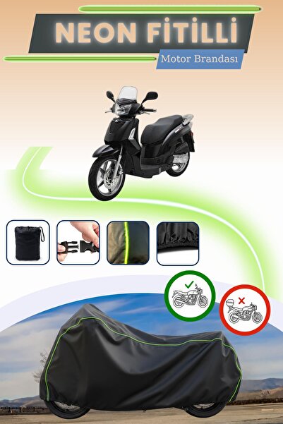 Cemku Cool غطاء محرك متوافق مع نيون فيتيل كيمكو بيبل إس 200 آي باللون الأسود