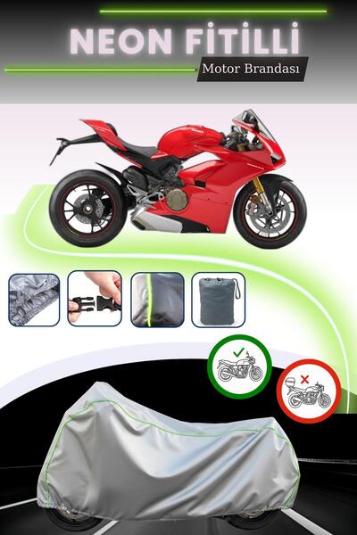 Cemku Cool غطاء محرك دراجة نارية دوكاتي بانيجال V4 باللون الرمادي قماش مجدّل ...