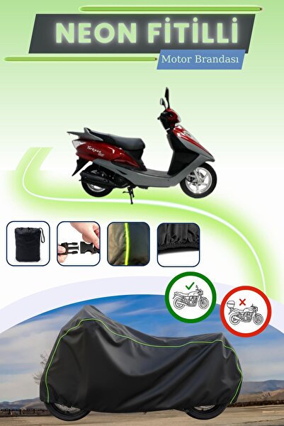 Cemku Cool غطاء محرك مونديال 125 إن تي باللون الأسود المتوافق مع نيون فيتيلي ...