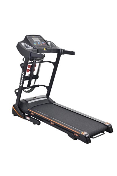 BUNCA Electric treadmill with waist massage and 2 HP motor, running area 42*120 cm, 3 incline levels, load capacity 120 kg, 5050D
